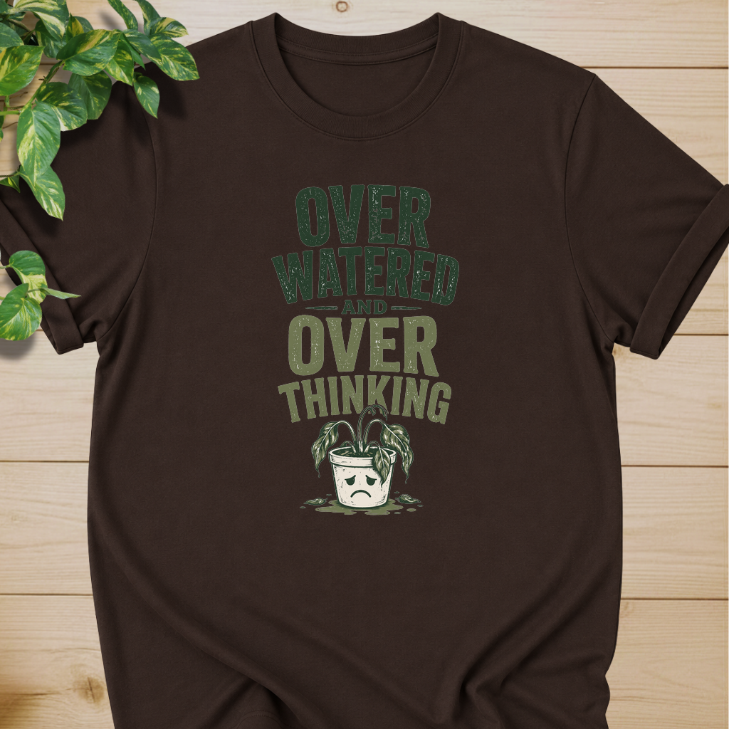 Overwatered And Overthinking T-shirt