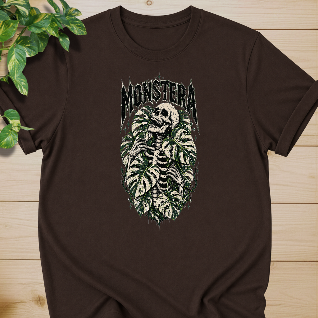 Variegated Monstera Skeleton  #2 T-shirt