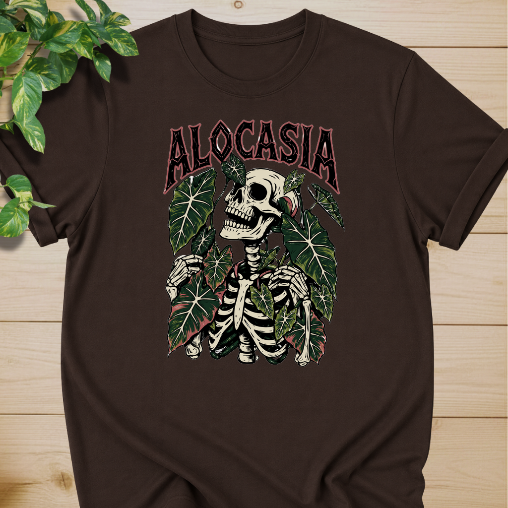 Alocasia Gothic Skeleton T-Shirt