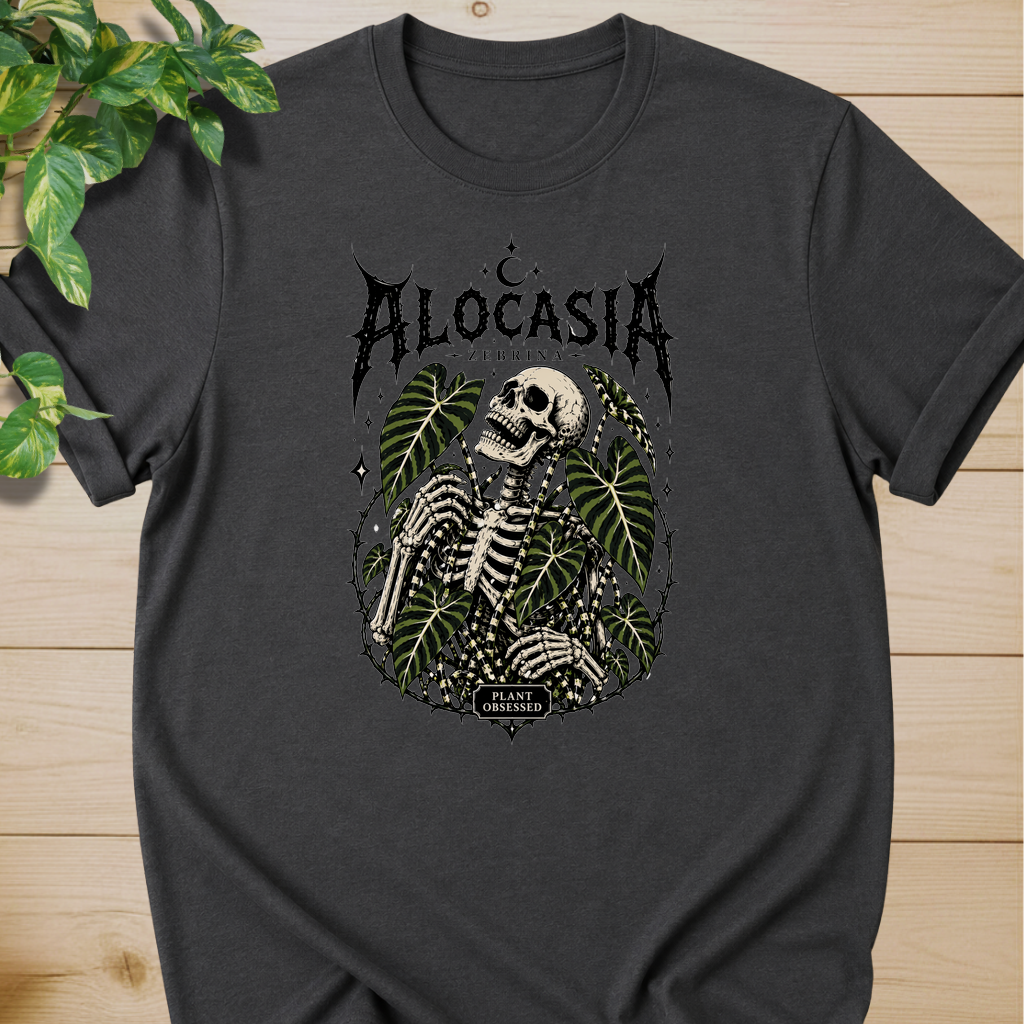 Plant Obsessed – Alocasia Zebrina T-shirt