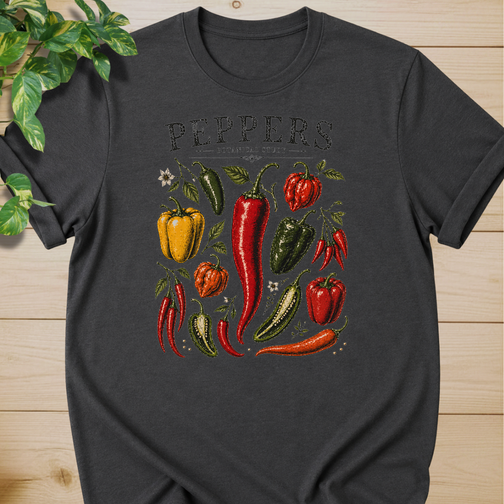 Peppers Botanical Study T-shirt