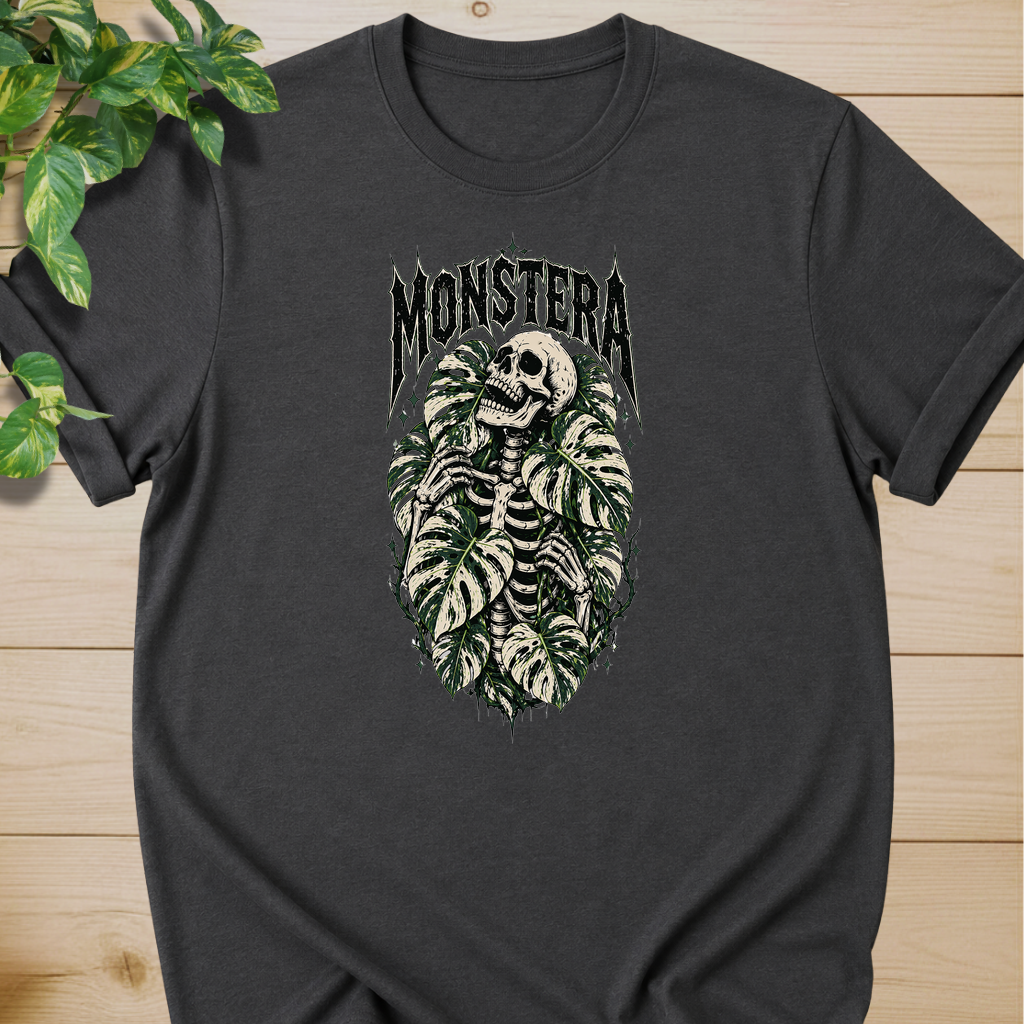 Variegated Monstera Skeleton  #2 T-shirt