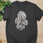 Linocut Monstera T-shirt