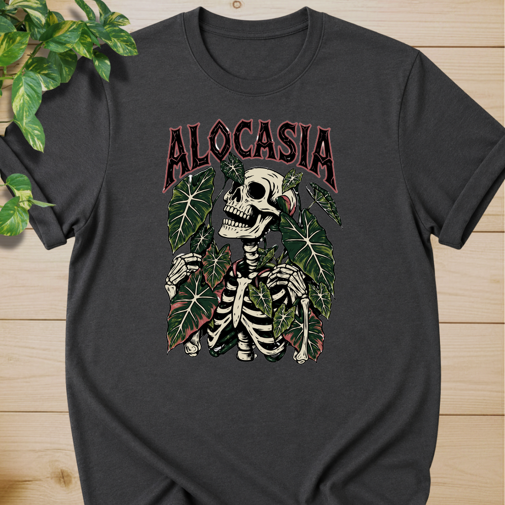 Alocasia Gothic Skeleton T-Shirt