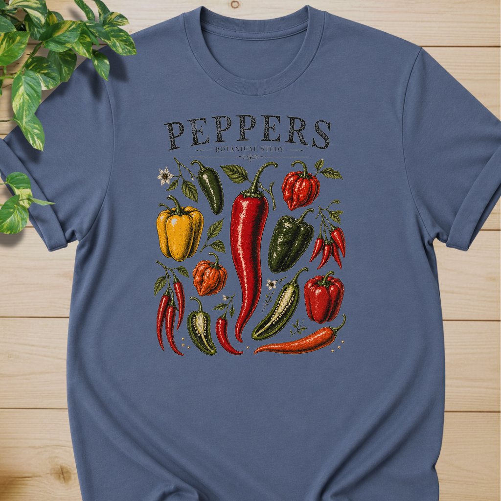 Peppers Botanical Study T-shirt