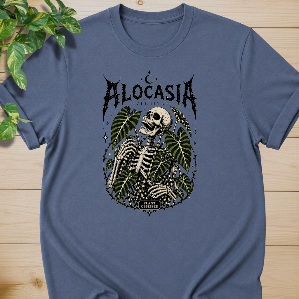 Plant Obsessed – Alocasia Zebrina T-shirt