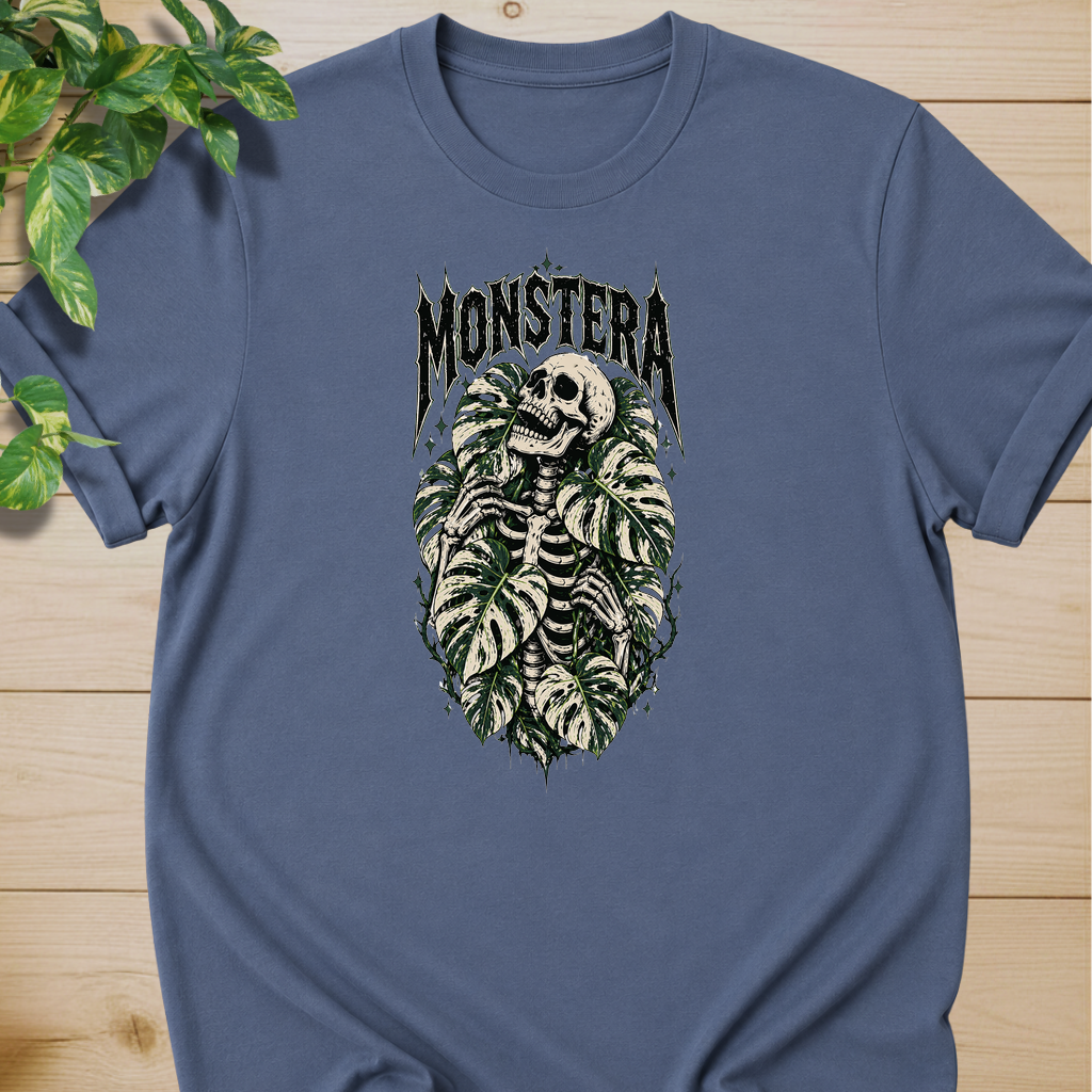 Variegated Monstera Skeleton  #2 T-shirt