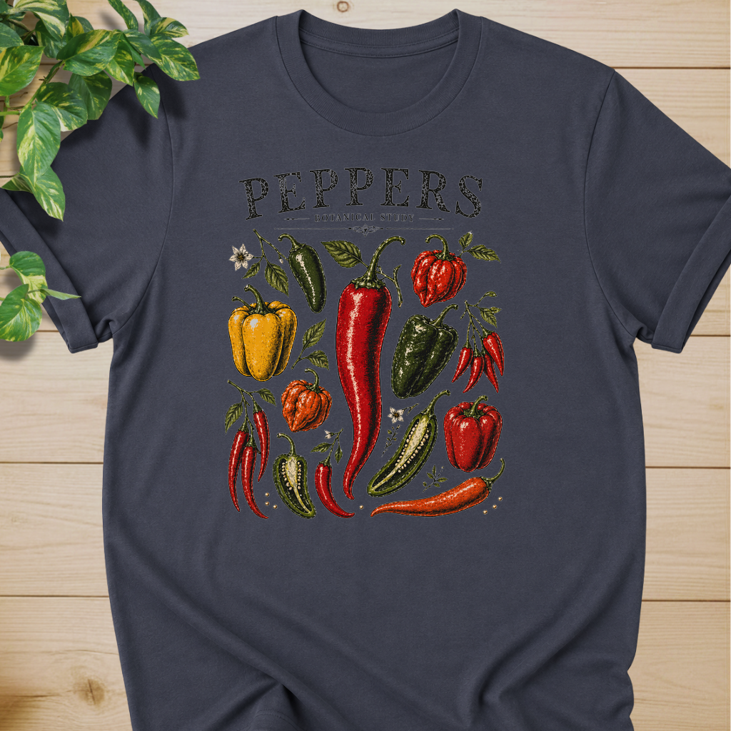 Peppers Botanical Study T-shirt