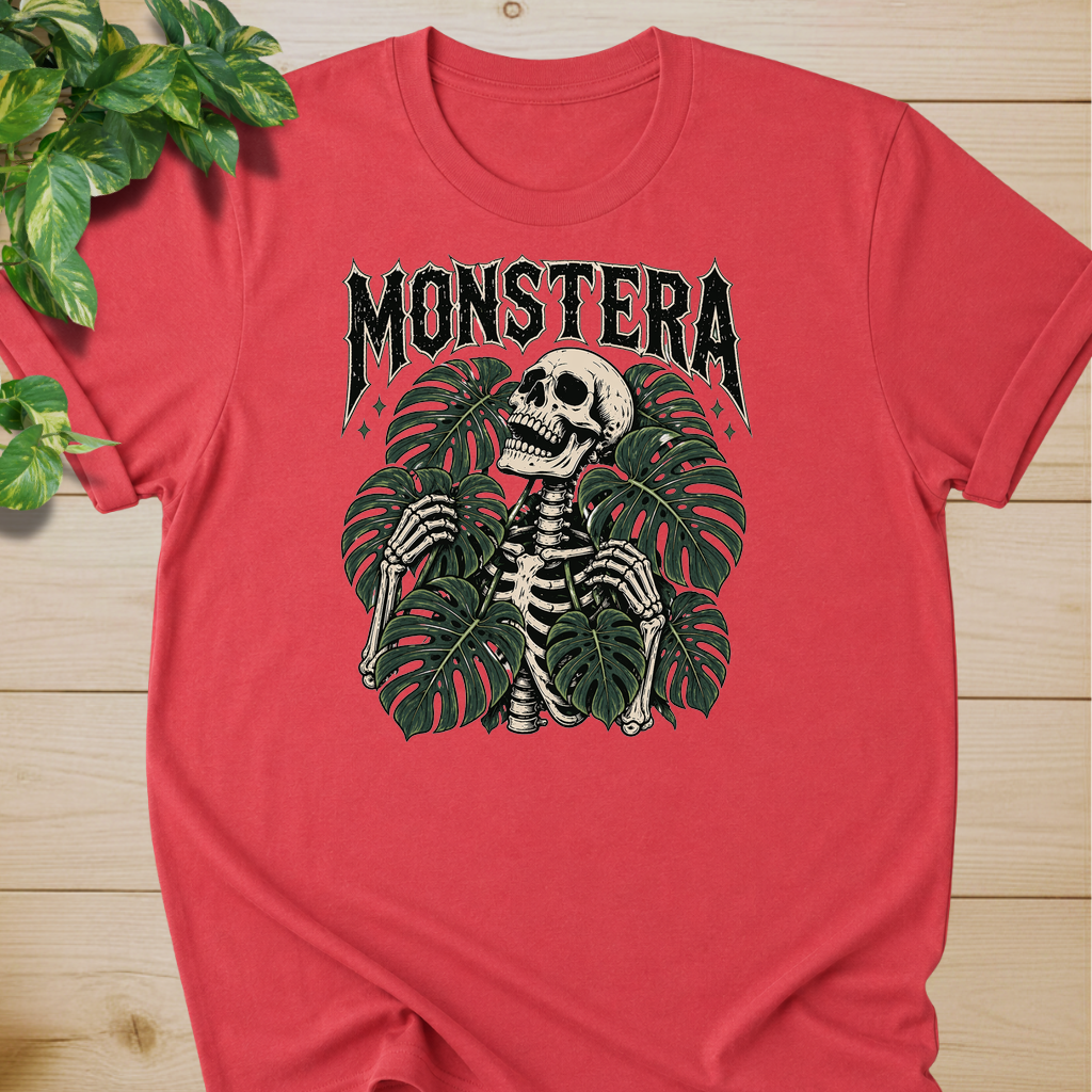 Monstera Skeleton T-shirt