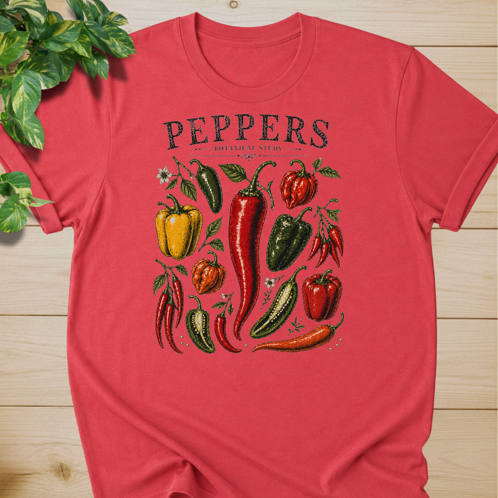 Peppers Botanical Study T-shirt