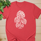Linocut Monstera T-shirt