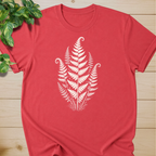 Linocut Minimal Fern T-shirt