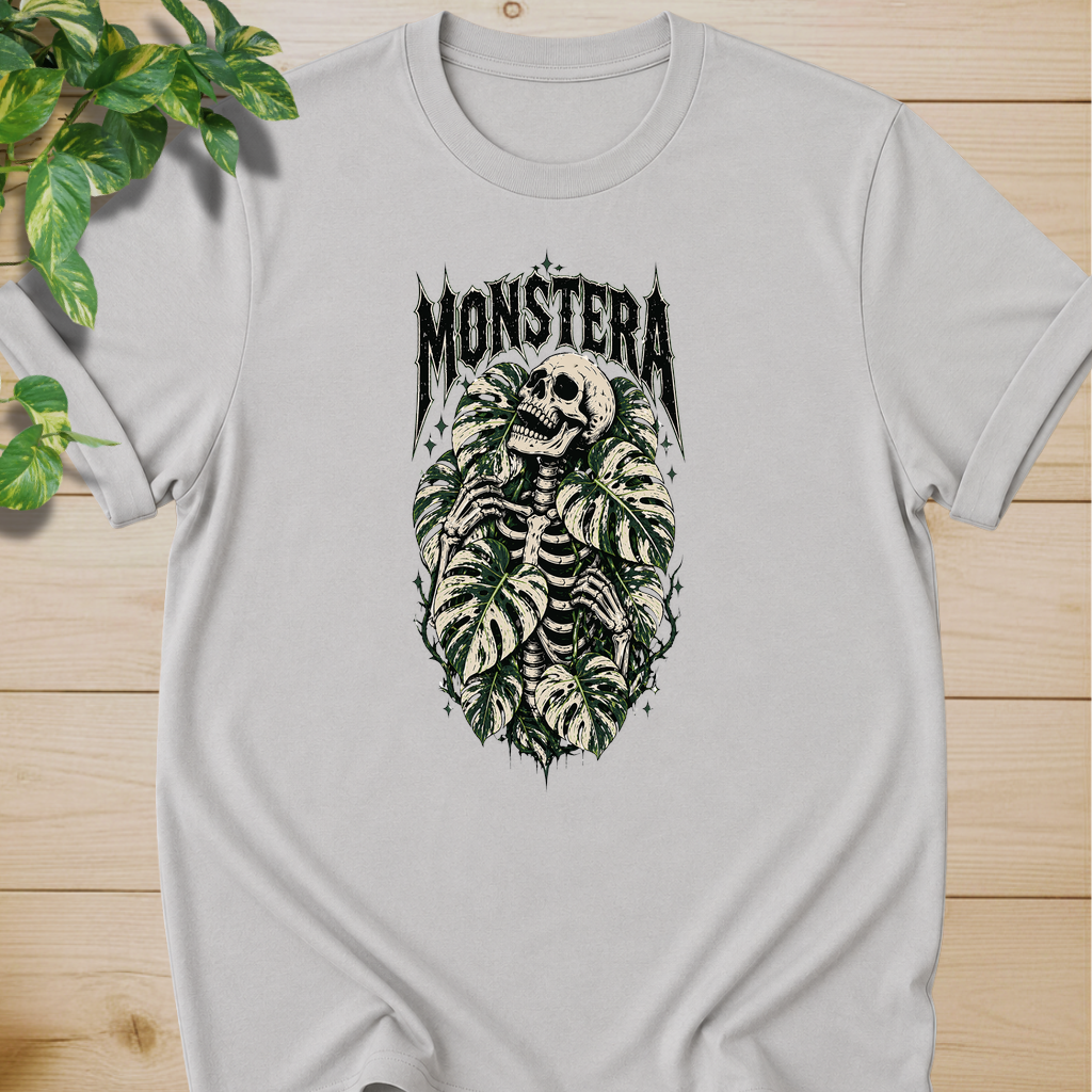 Variegated Monstera Skeleton  #2 T-shirt