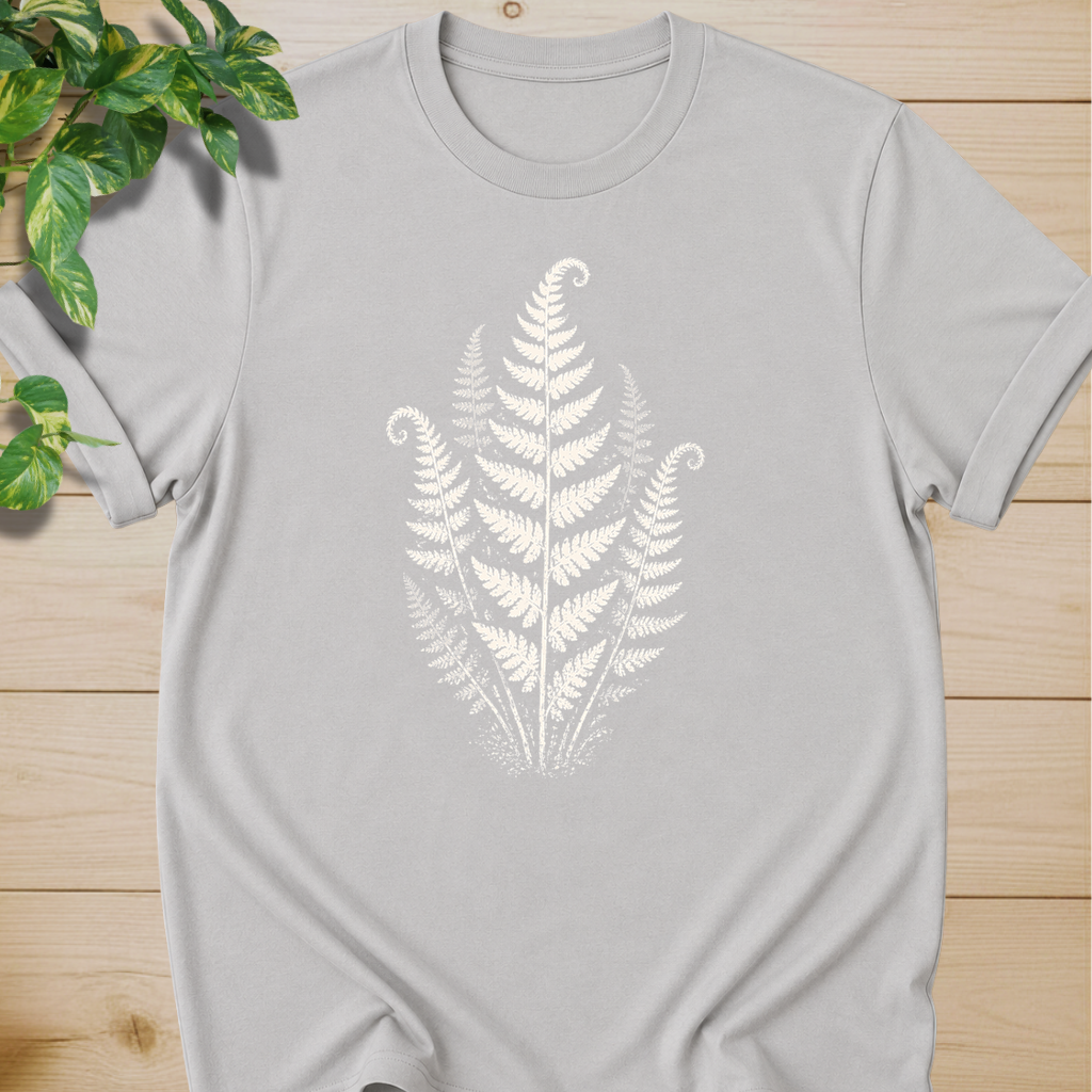 Linocut Minimal Fern T-shirt