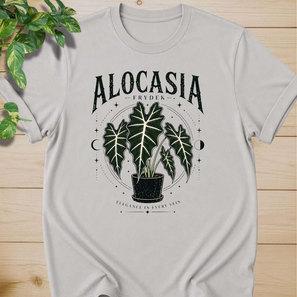 Alocasia Frydek – Elegance in Every Vein Graphic