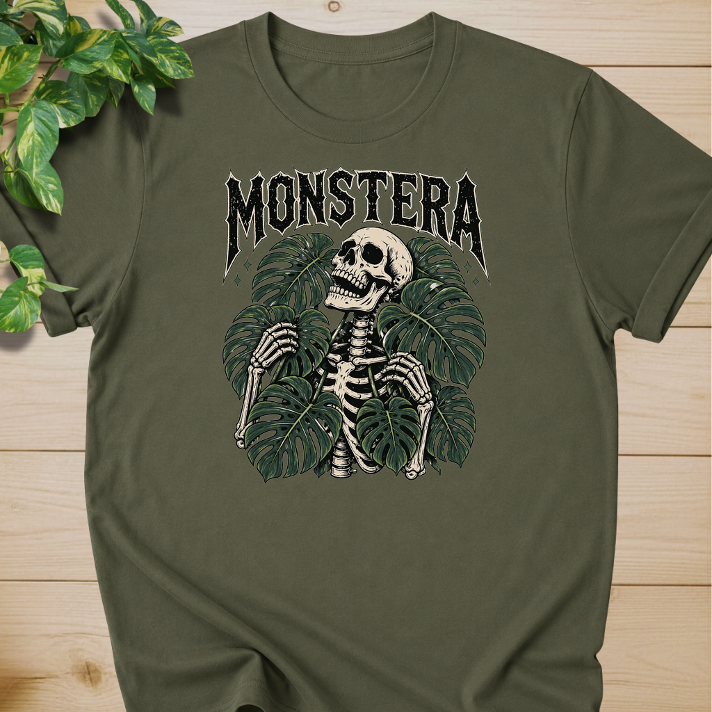Monstera Skeleton T-shirt