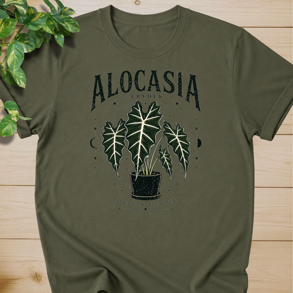 Alocasia Frydek – Elegance in Every Vein Graphic