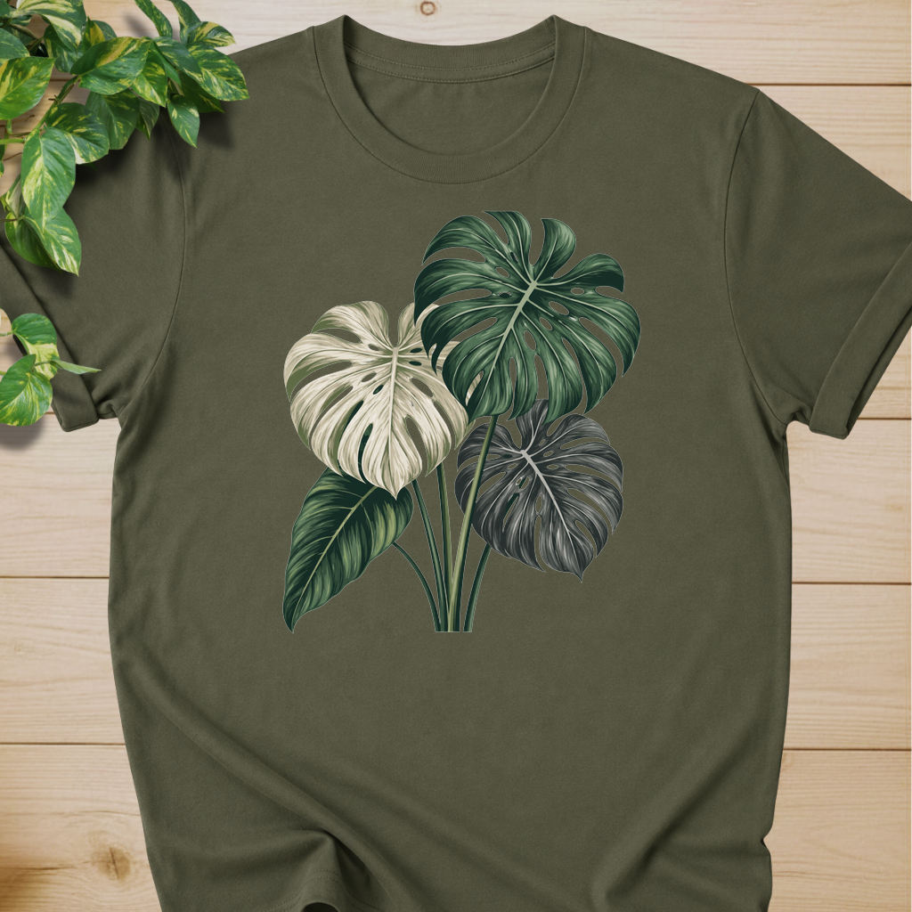 Monstera Leaf Botanical #2 T-shirt
