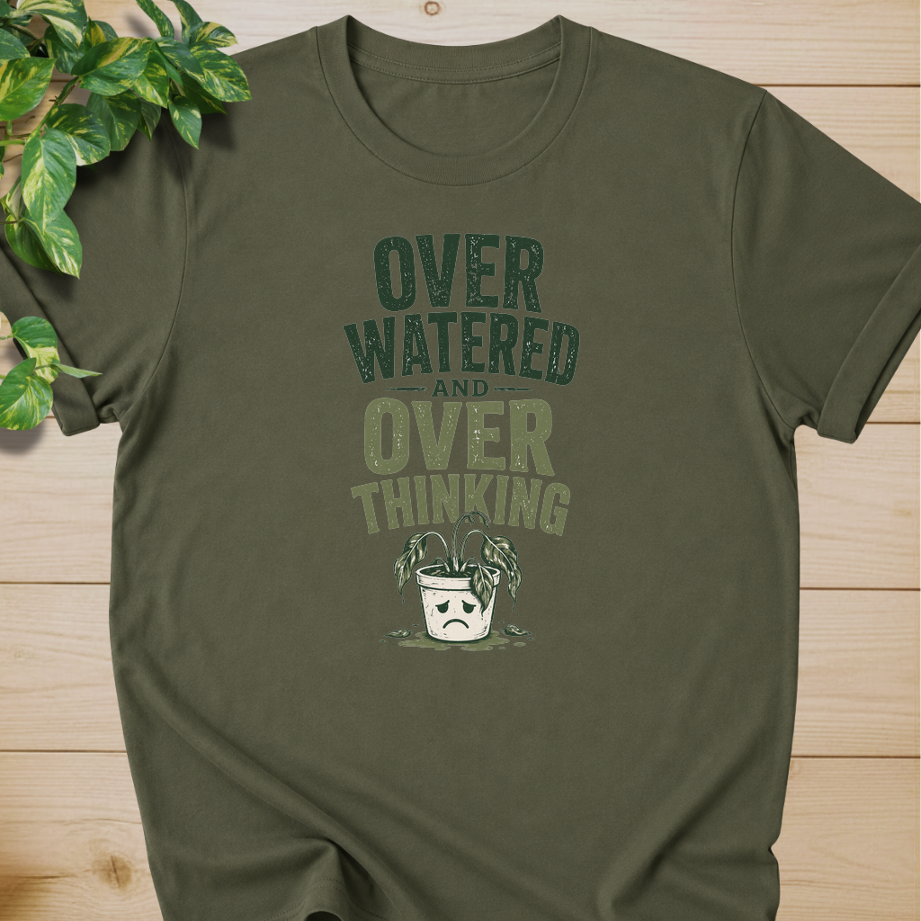 Overwatered And Overthinking T-shirt
