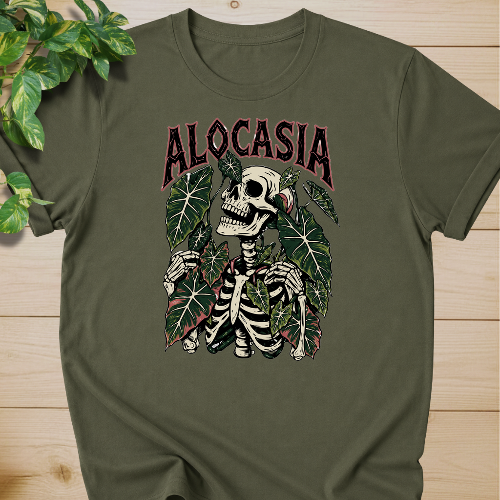 Alocasia Gothic Skeleton T-Shirt