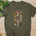 Mushroom Botanical Illustration #3 T-shirt
