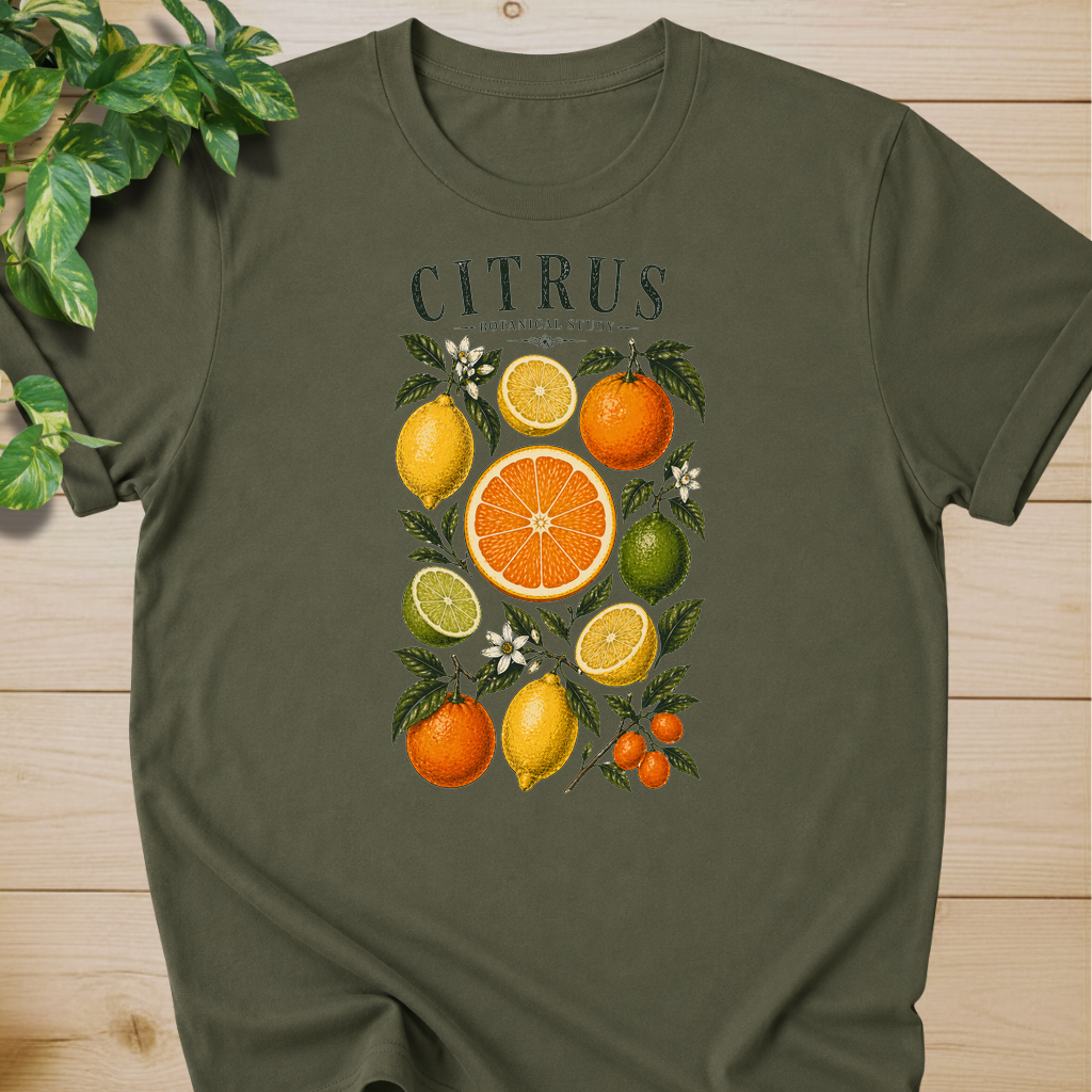 Citrus Botanical Study T-shirt