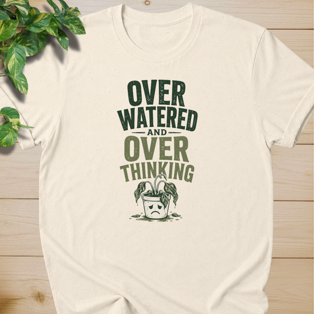 Overwatered And Overthinking T-shirt