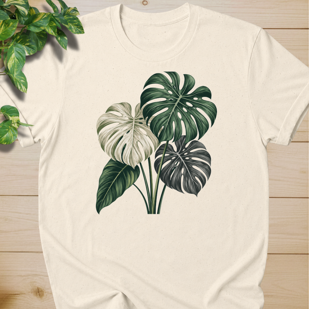 Monstera Leaf Botanical #2 T-shirt