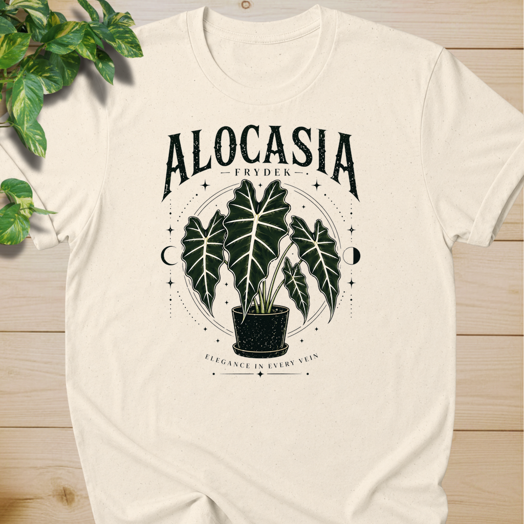 Alocasia Frydek – Elegance in Every Vein Graphic