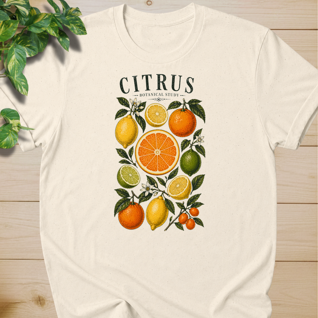 Citrus Botanical Study T-shirt