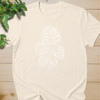 Linocut Monstera T-shirt