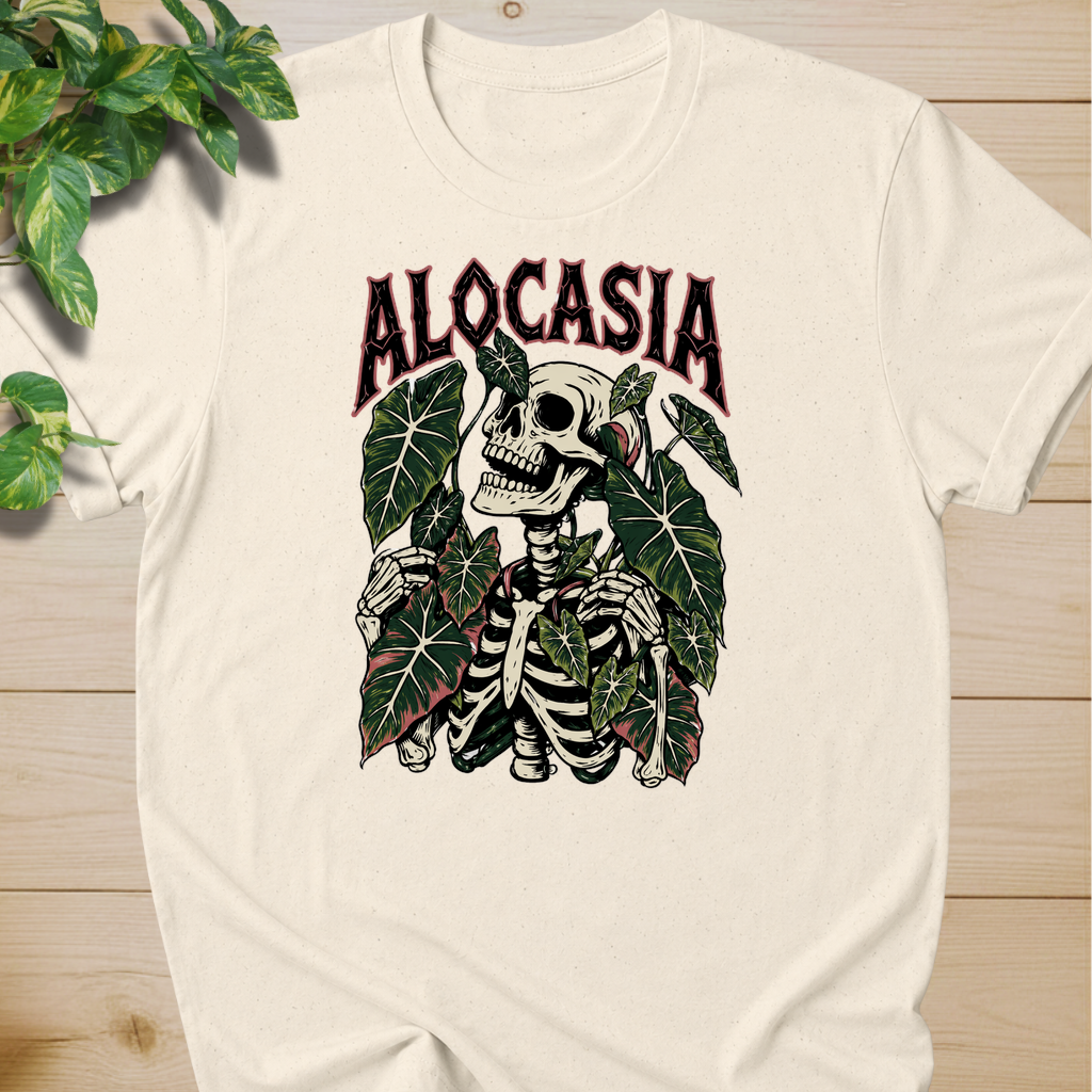Alocasia Gothic Skeleton T-Shirt
