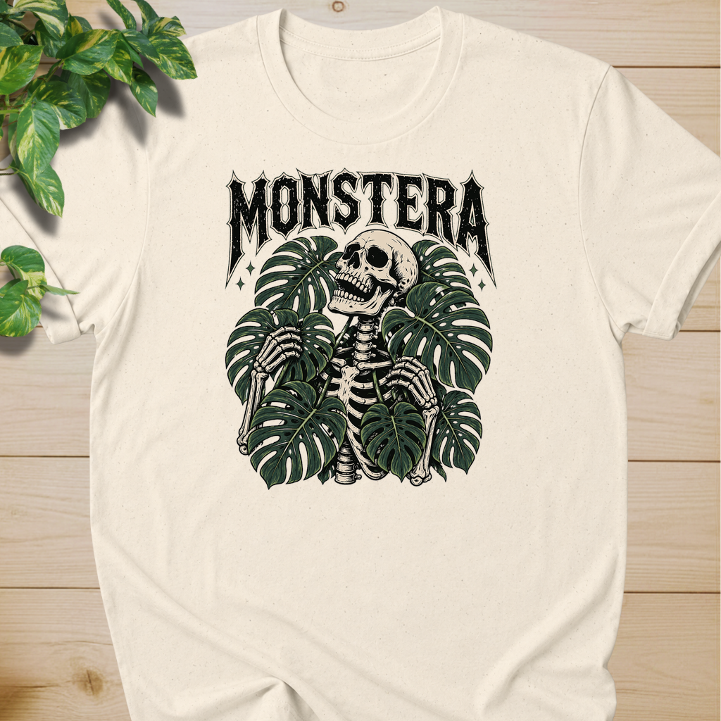 Monstera Skeleton T-shirt
