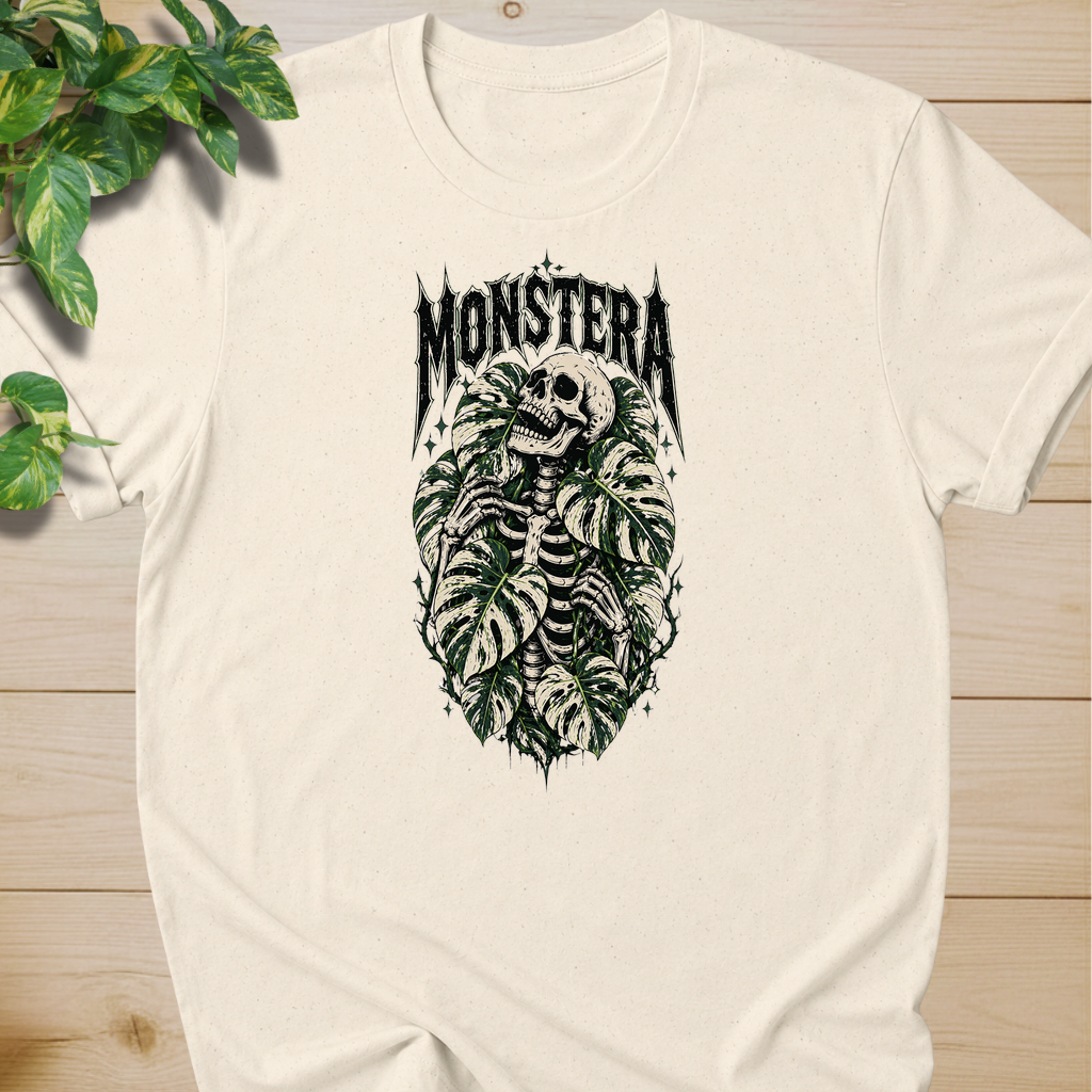 Variegated Monstera Skeleton  #2 T-shirt