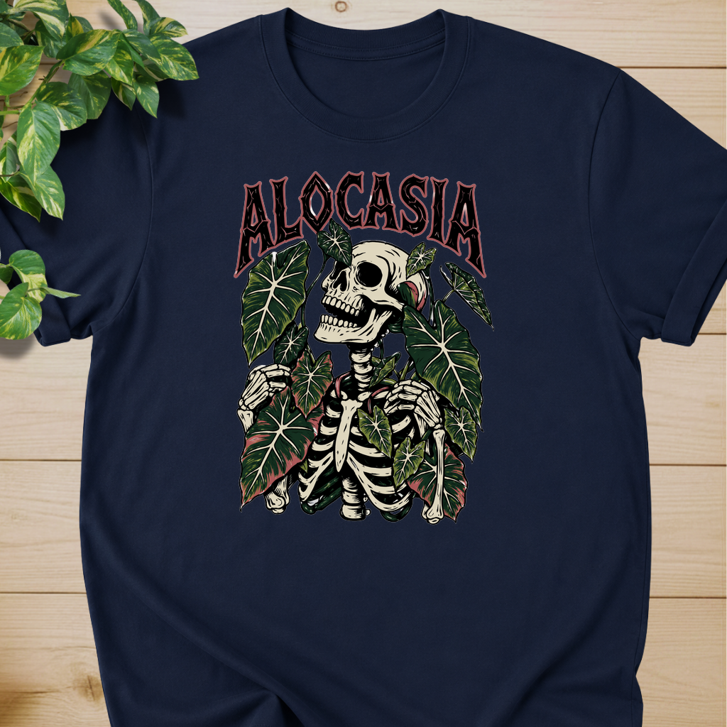 Alocasia Gothic Skeleton T-Shirt
