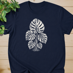 Linocut Monstera T-shirt