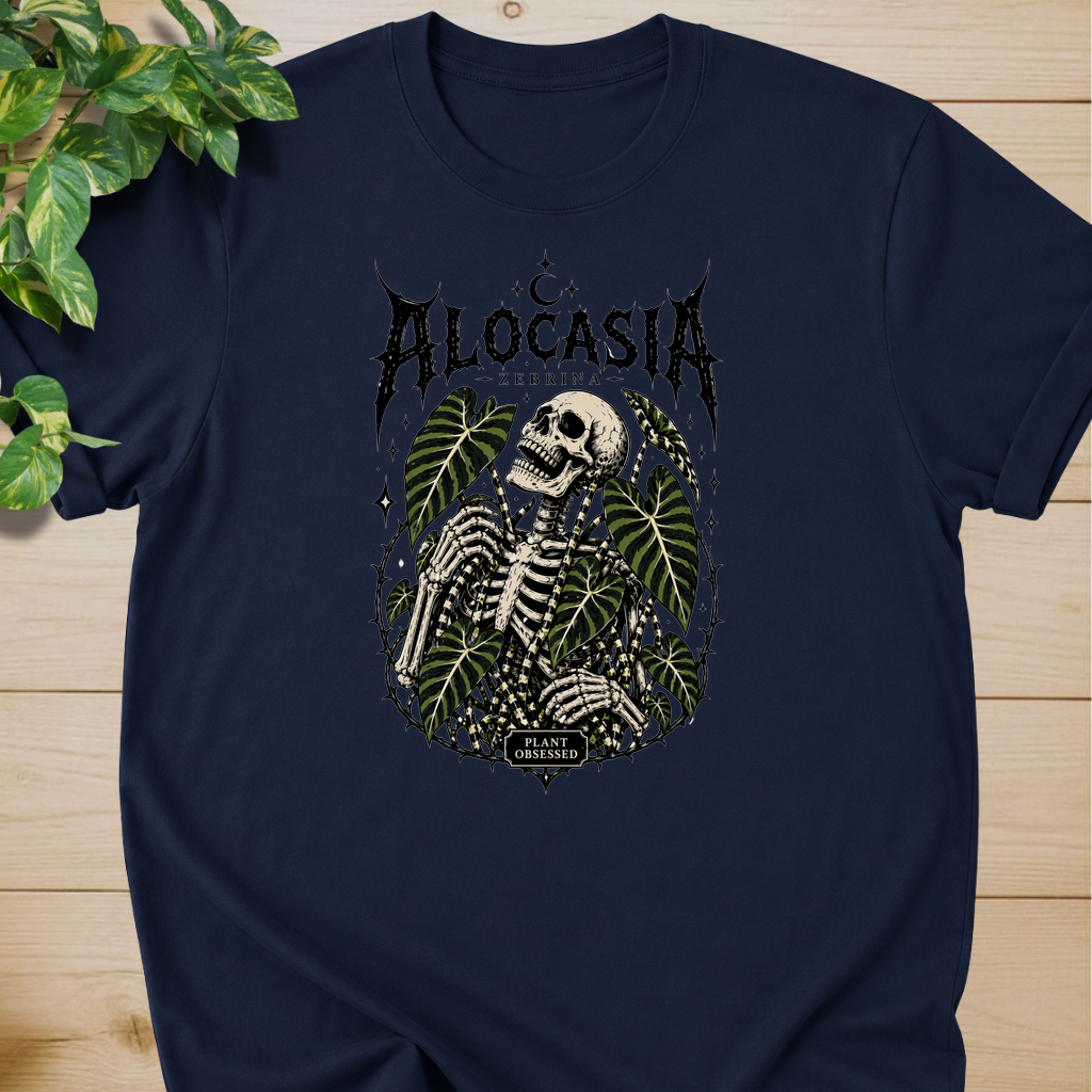 Plant Obsessed – Alocasia Zebrina T-shirt