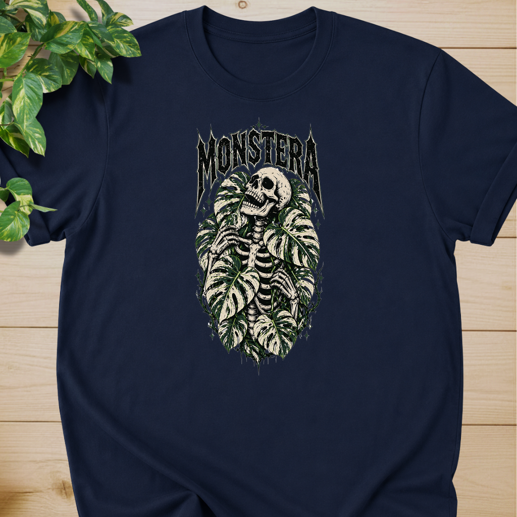 Variegated Monstera Skeleton  #2 T-shirt
