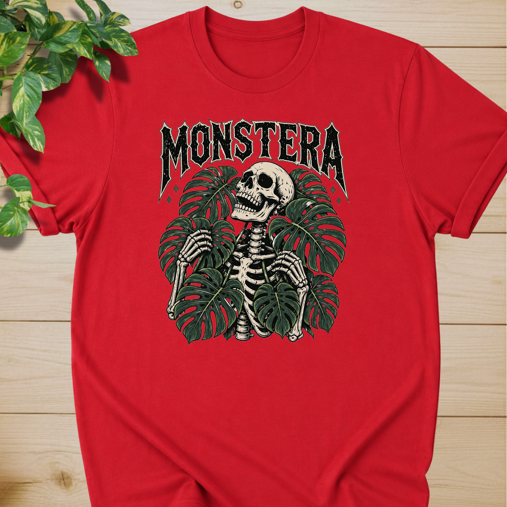 Monstera Skeleton T-shirt