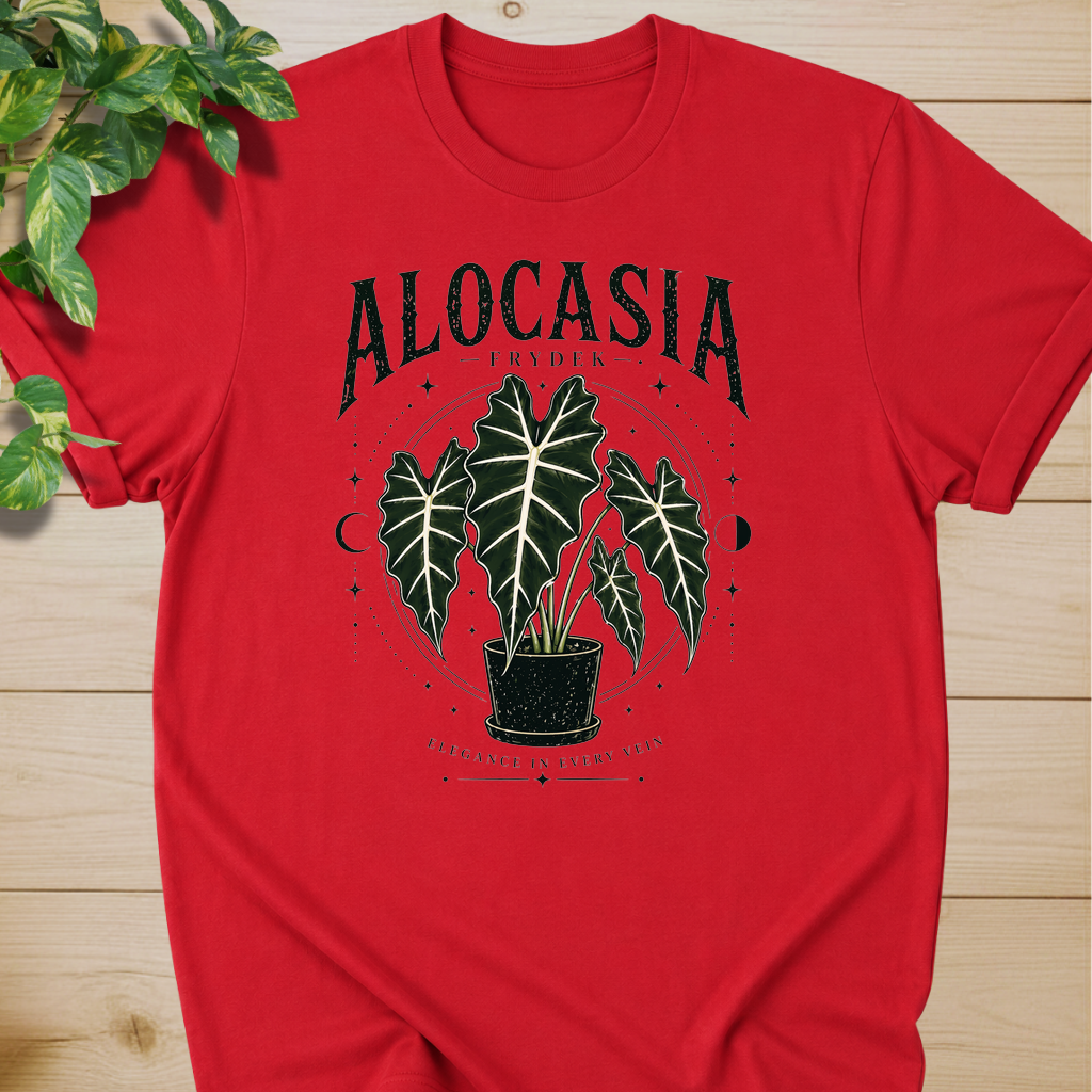 Alocasia Frydek – Elegance in Every Vein Graphic