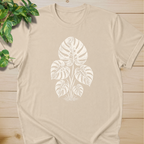 Linocut Monstera T-shirt