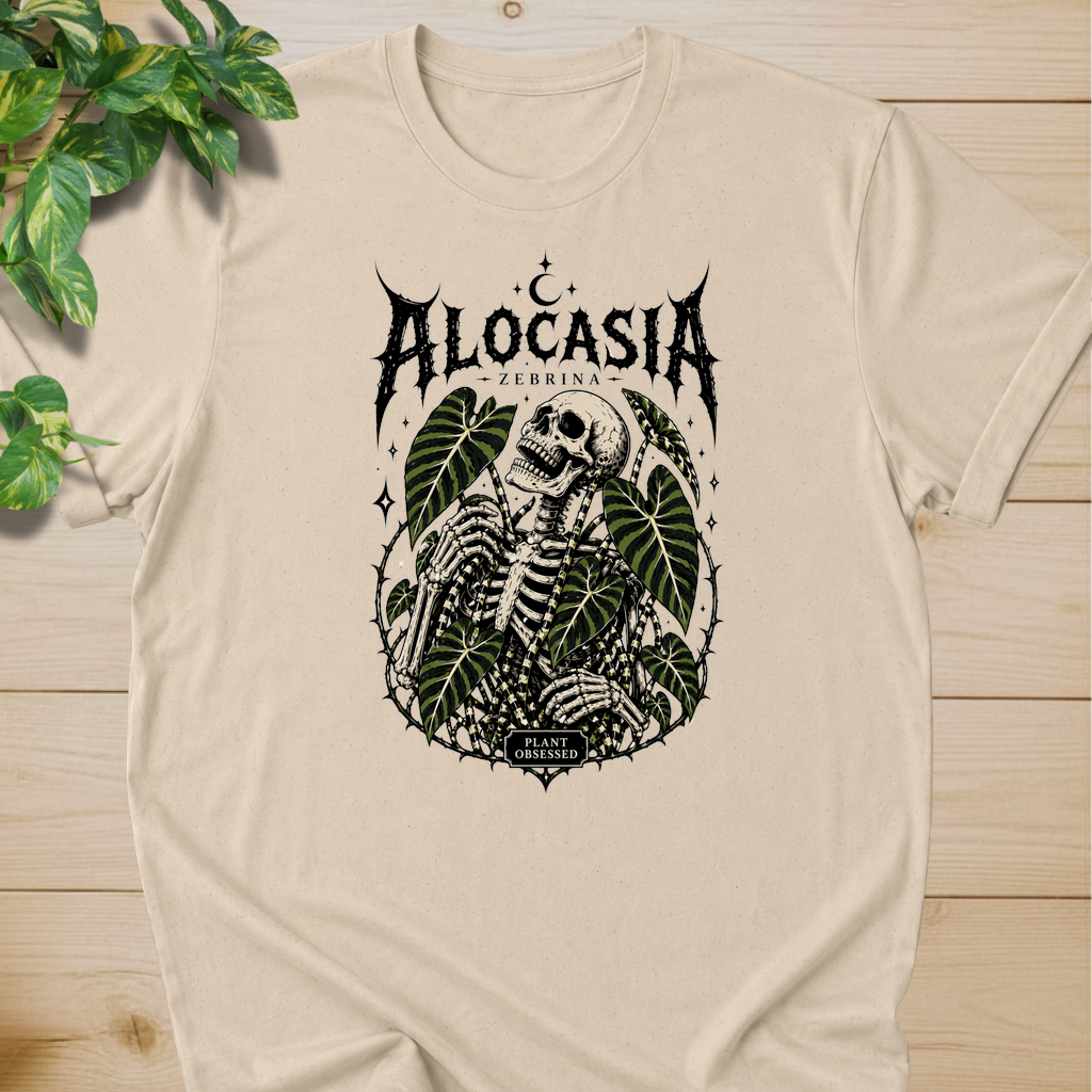 Plant Obsessed – Alocasia Zebrina T-shirt