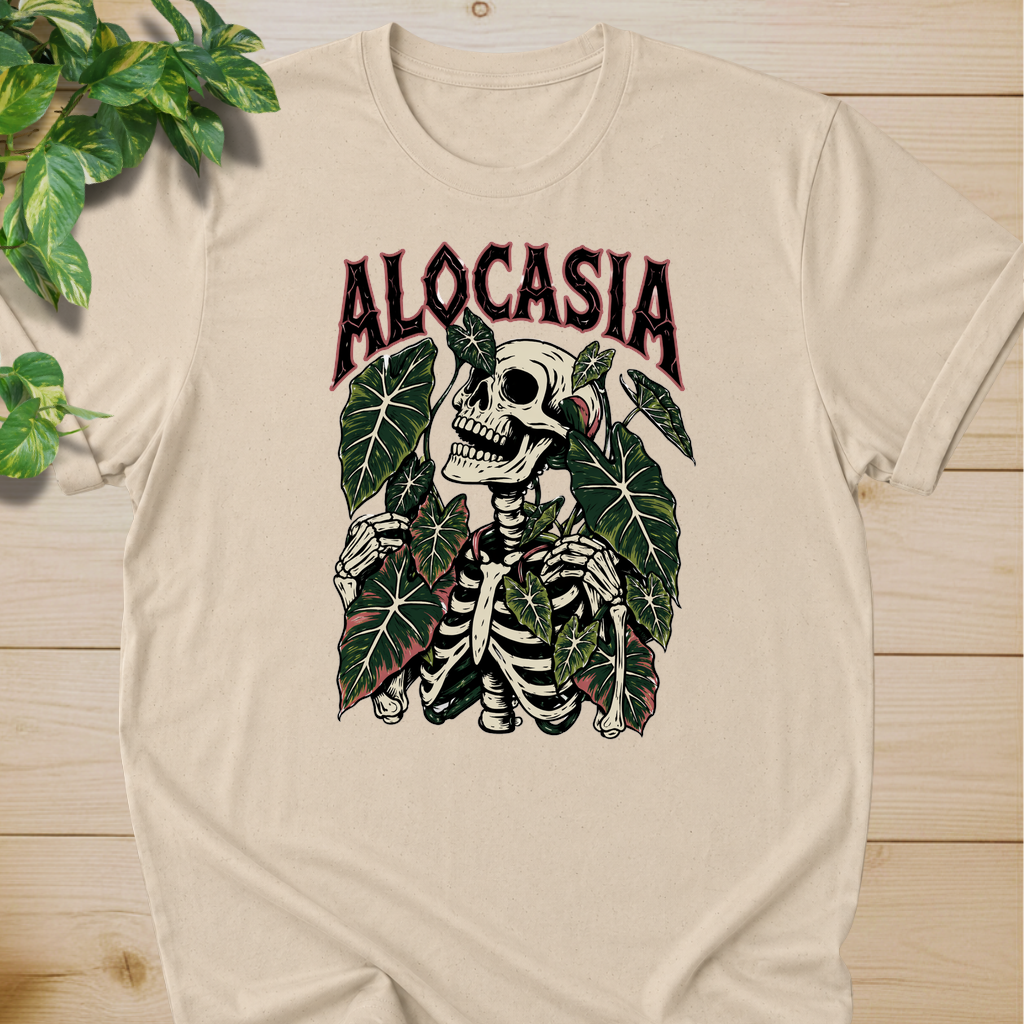Alocasia Gothic Skeleton T-Shirt