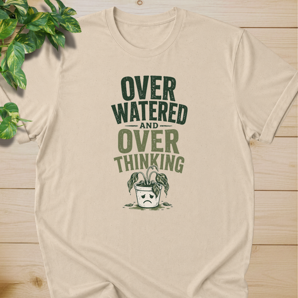 Overwatered And Overthinking T-shirt