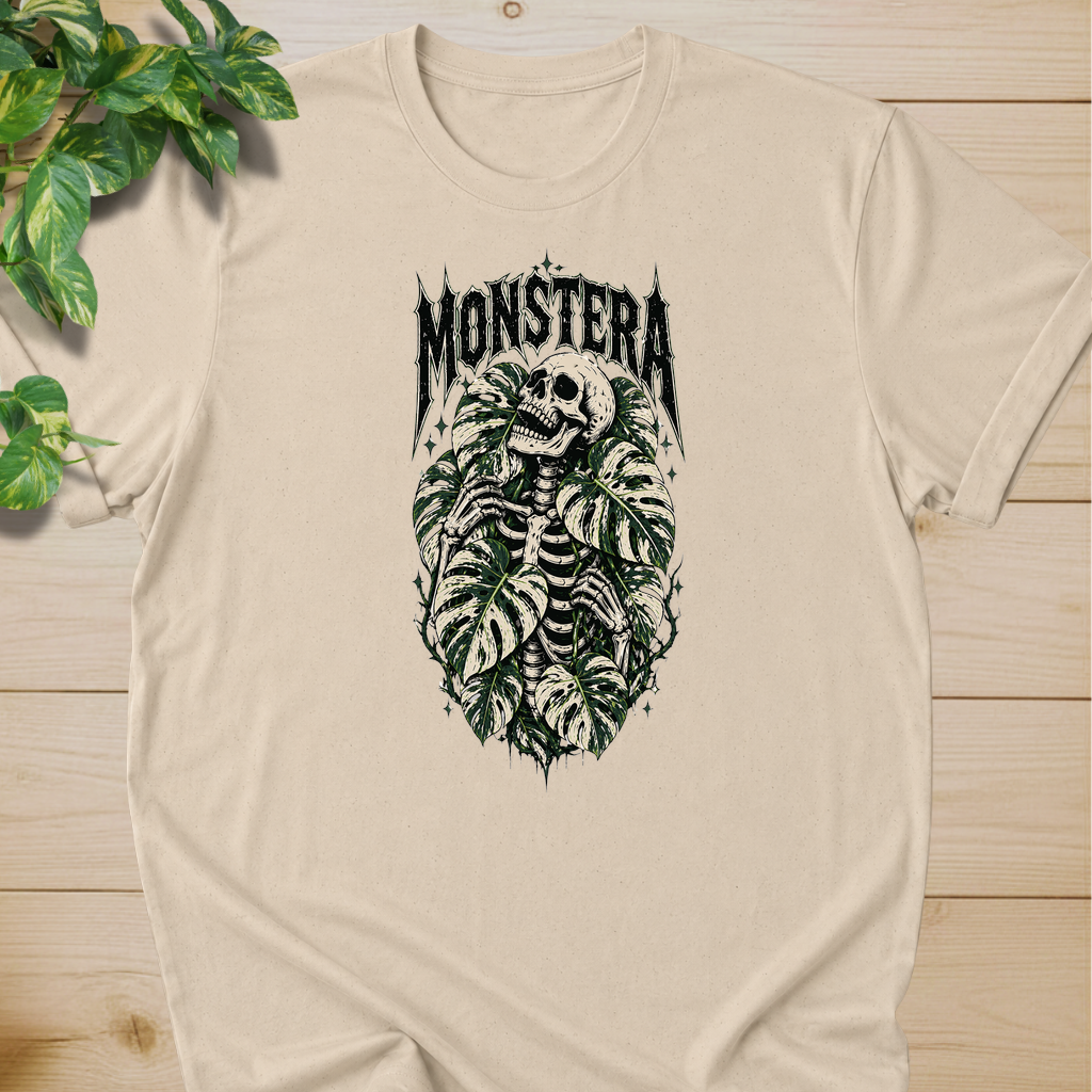 Variegated Monstera Skeleton  #2 T-shirt