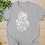 Linocut Monstera T-shirt