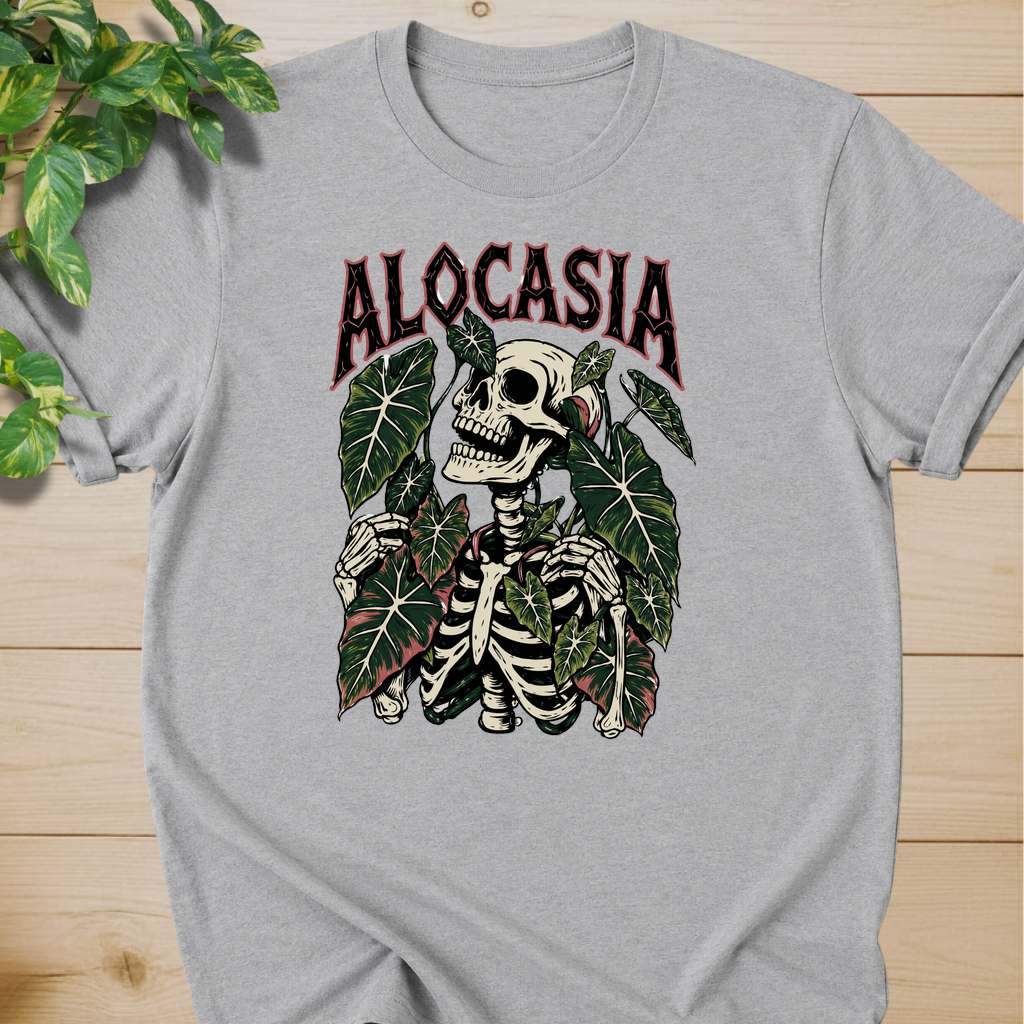 Alocasia Gothic Skeleton T-Shirt