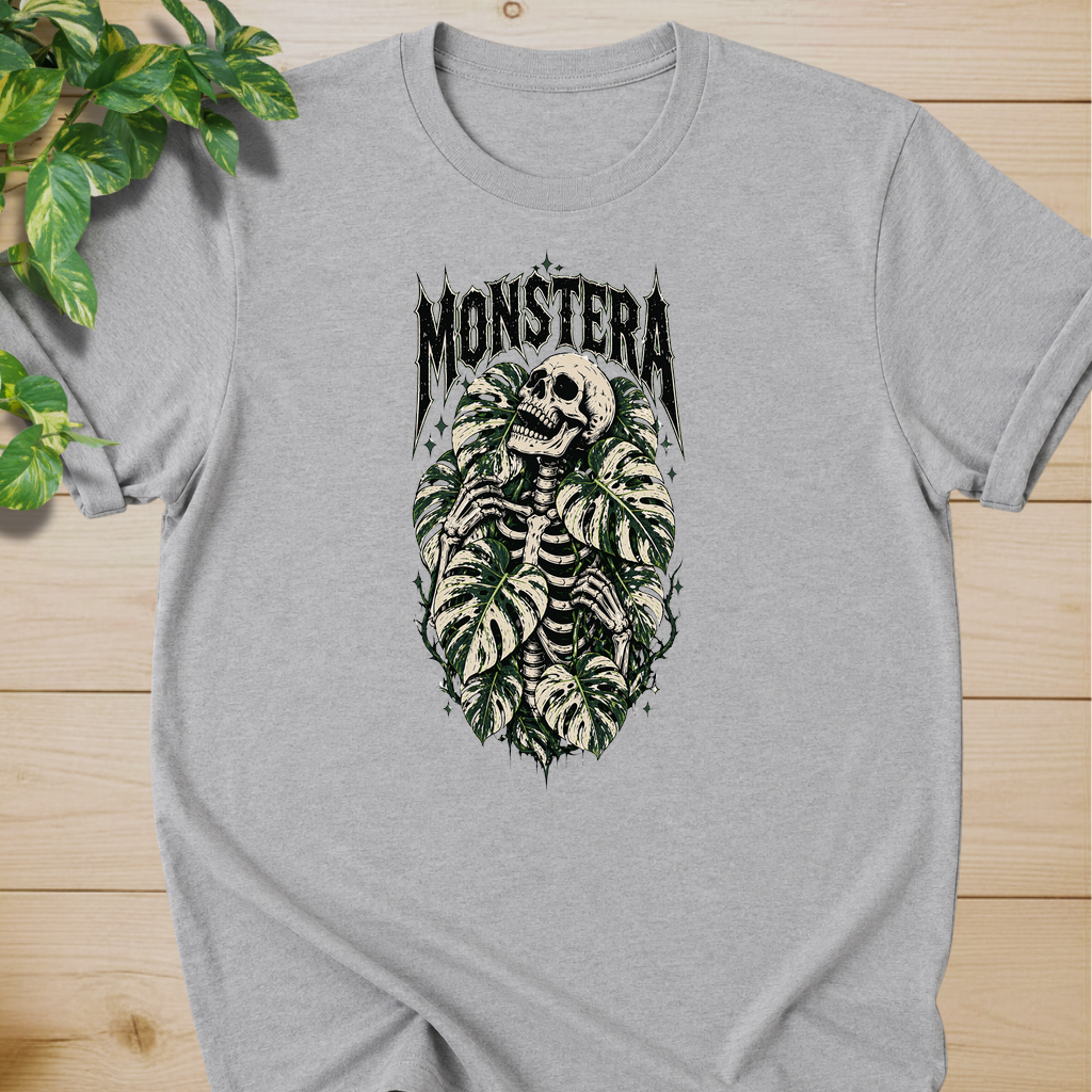 Variegated Monstera Skeleton  #2 T-shirt