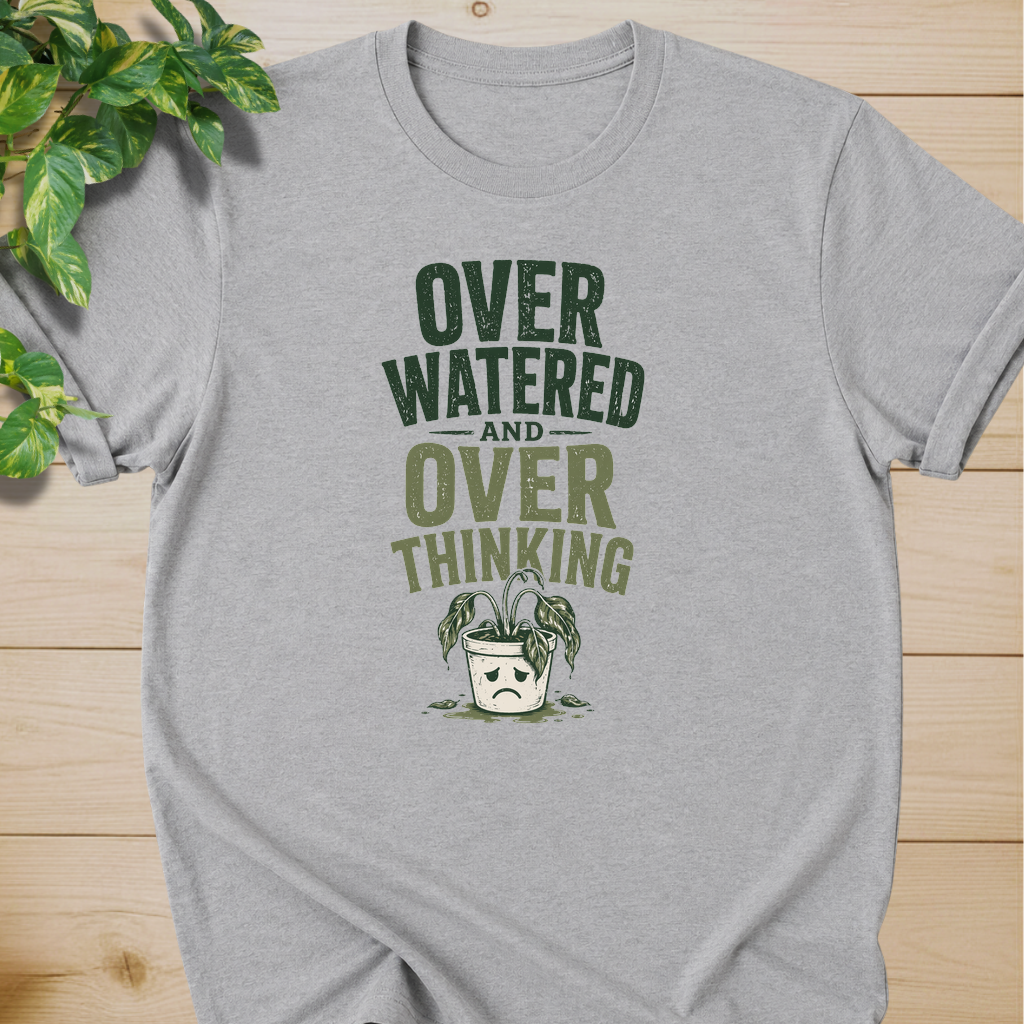 Overwatered And Overthinking T-shirt