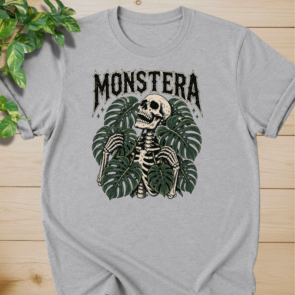 Monstera Skeleton T-shirt